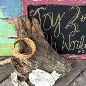 NWT Woven Tan Bracelet